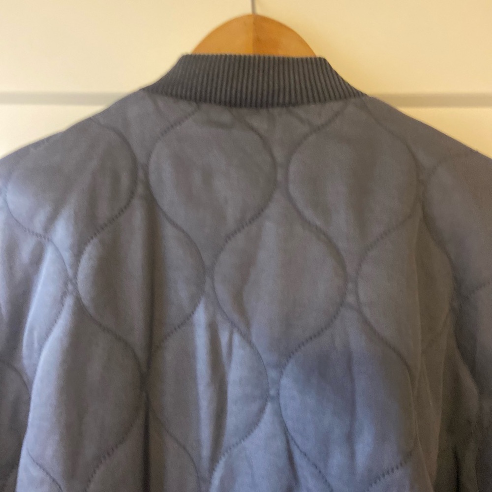 Quilted 💙 Jacket Coat Blue Medium by Universal Thread - Picture 7 of 11